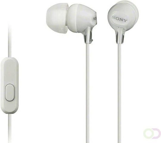 Sony In- ear koptelefoon EX15AP basic wit