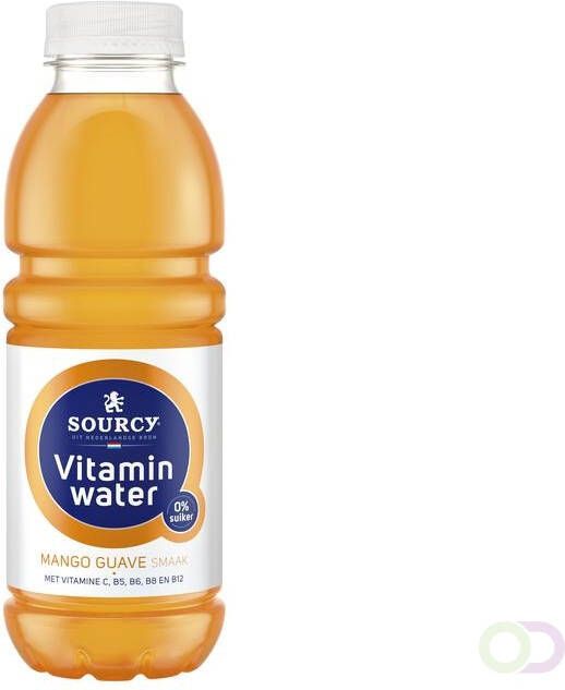 Sourcy Water vitamin mango guave fles 0.5l