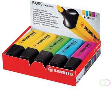 Stabilo BOSS ORIGINAL markeerstift doos van 10 stuks in geassorteerde kleuren