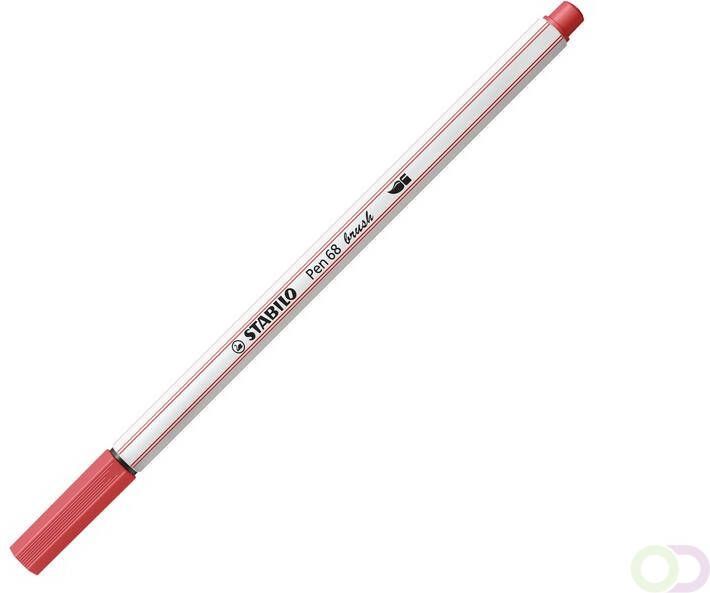 Stabilo Brushstift Pen 568 47 roestig rood
