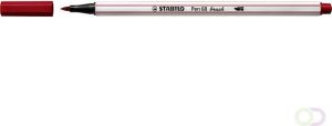 Stabilo Brushstift Pen 568 50 donkerrood