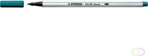 Stabilo Brushstift Pen 568 51 turquoise blauw