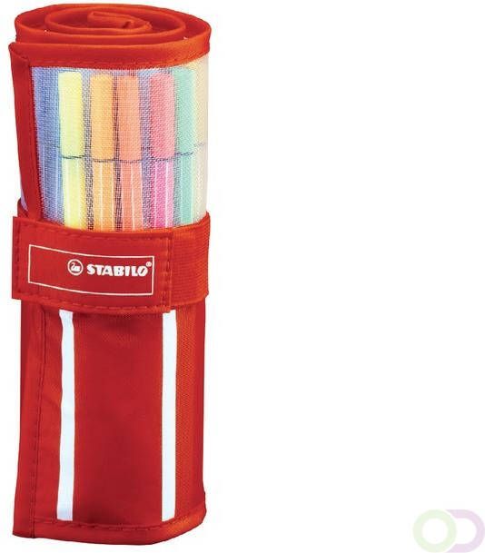 Stabilo Fineliner Pen 68 rood rollerset Ã¡ 30 kleuren