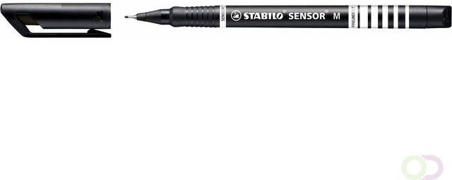 Stabilo Fineliner Sensor 187 46 medium zwart