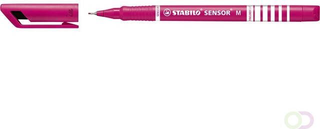 Stabilo Fineliner Sensor 187 56 medium roze
