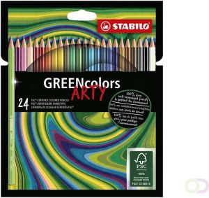 Stabilo Kleurpotloden Greencolors 6019 24-1-20 etui Ã  24 stuks