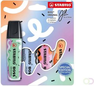 Stabilo Markeerstift Boss Original by Ju Schnee etui Ã  4 kleuren