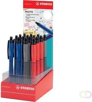 Stabilo PALETTE gel roller display van 16 stuks in geassorteerde kleuren