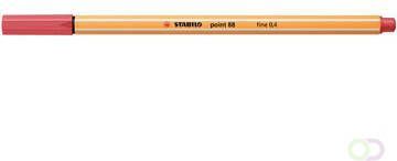 Stabilo point 88 fineliner rust red(roestrood )