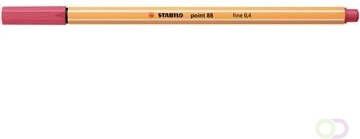 Stabilo point 88 fineliner strawberry red (aardbeirood)