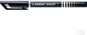 Stabilo SENSOR fineliner 0 3 mm zwart