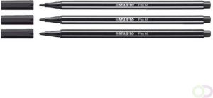 Stabilo Viltstift Pen 68 46 zwart