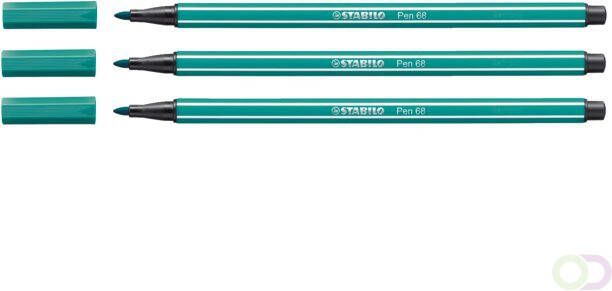 Stabilo Viltstift Pen 68 51 turquoise blauw