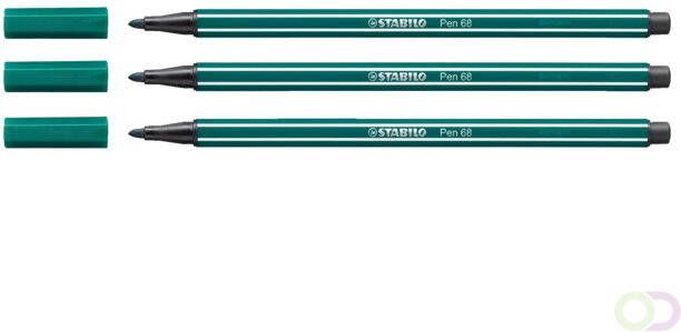 Stabilo Viltstift Pen 68 53 medium turquoisegroen