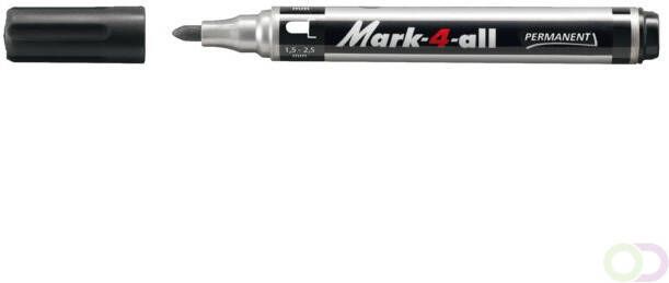 Stabilo Viltstift Mark-4-All 651 46 1.5-2.5mm zwart