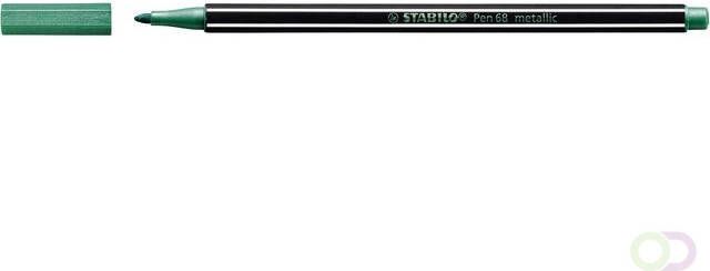 Stabilo Viltstift Pen 68 836 metallic groen