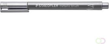 Staedtler brushpen Metallic 8321 zilver
