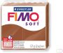 Fimo Staedtler Boetseerklei Fimo soft 57 gram caramel - Thumbnail 2