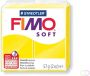 Fimo Staedtler Boetseerklei Fimo soft 57 gram limoengeel - Thumbnail 1