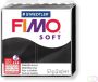 Fimo Staedtler Boetseerklei Fimo soft 57 gram zwart - Thumbnail 1