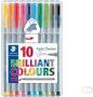 Staedtler fineliner Triplus geassorteerde kleuren opstelbare box met 10 stuks - Thumbnail 2
