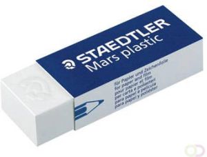 Staedtler Gum Mars 52650 potlood 65x23x10mm wit