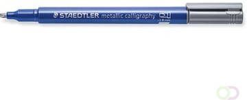 Staedtler kalligrafiepen Metallic 8325 zilver