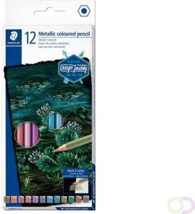 Staedtler Kleurpotlood metallic set Ã  12 kleuren