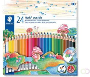 Staedtler Kleurpotlood noris club uitgombaar 24 potloden