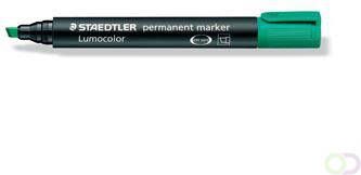 Staedtler Lumocolor 350 permanent marker schuine punt 2 5 mm groen