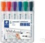 Staedtler Lumocolor whiteboardmarker etui van 6 stuks in geassorteerde kleuren - Thumbnail 2