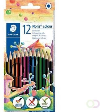 Staedtler Staedler kleurpotloden Noris Colour ophangdoos met 12 stuks in geassorteerde kleuren