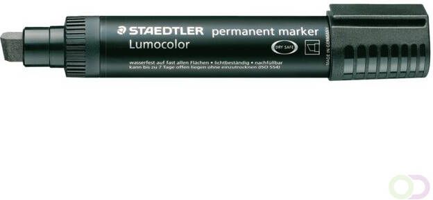 Staedtler Viltstift Lumocolor 388 blokpunt zwart 2-12mm