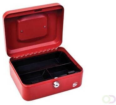 Star geldkoffer ft 20 x 9 x 16 cm rood