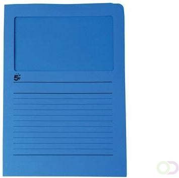 Star L-map met venster donkerblauw pak van 50