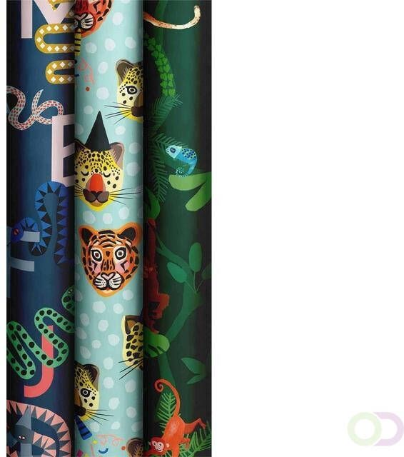 Stewo Inpakpapier Jungle boys 200x70cm assorti