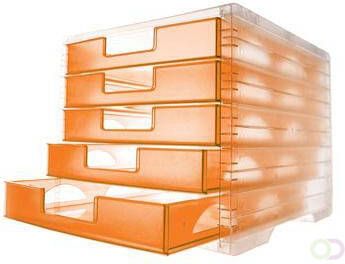 Styro ladenblok lightbox transparant mandarijn