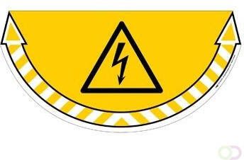 Take Care by CEP vloersticker elektrische gevarenzone