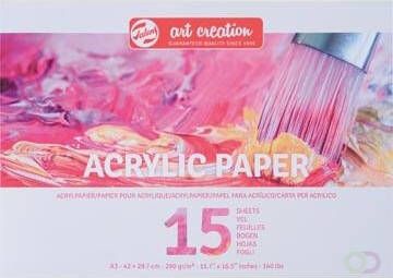 Talens Art Creation acrylpapier 290 g mÂ² ft A3 blok van 15 vel
