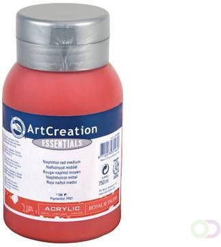 Talens Art Creation acrylverf flacon van 750 ml middel naftolrood