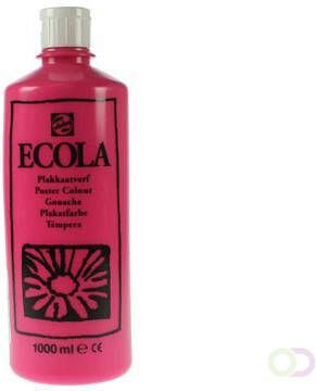 TALENS Ecola plakkaatverf flacon van 1000 ml tyrisch roze (magenta)