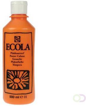 TALENS Ecola plakkaatverf flacon van 500 ml oranje