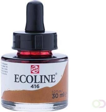 TALENS Ecoline waterverf flacon van 30 ml sepia