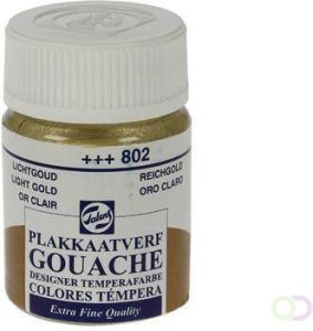 TALENS plakkaatvef Extra Fijn flacon van 16 ml lichtgoud