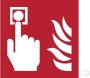 Tarifold brandveiligheidsbord uit PP brandmelder ft 20 x 20 cm - Thumbnail 2