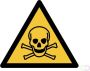 Tarifold waarschuwingsbord uit PP giftige stoffen ft 20 x 17 6 cm - Thumbnail 2