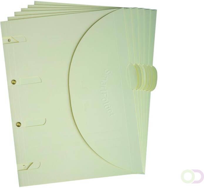 Tarifold collection Tarifold smartfolder geperforeerde showtas ft A4 pak van 6 stuks beige