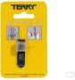 Technisch Bureau van Dantzig Terry Clip tbv 1 pennen potlood zilverkleurig - Thumbnail 1