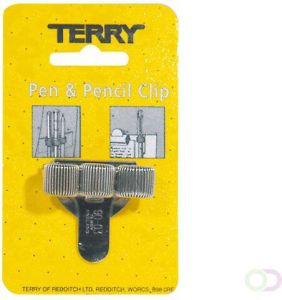 Technisch Bureau van Dantzig Terry Clip tbv 3 pennen potlood zilverkleurig