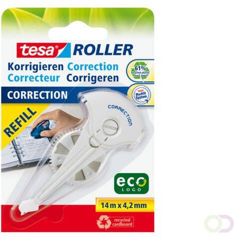 Tesa Correctierollervulling Eco 4.2mm op blister